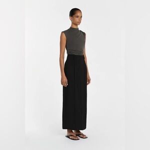 Dissh ROWAN BLACK MIDI SKIRT